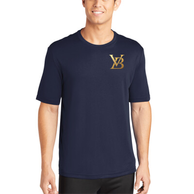 Unisex Drifit Performance Tee - VB Classy Gold (LEFT CHEST) Thumbnail