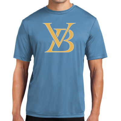 Unisex TALL Drifit Performance Tee - VB Classy Gold (FULL FRONT) Thumbnail