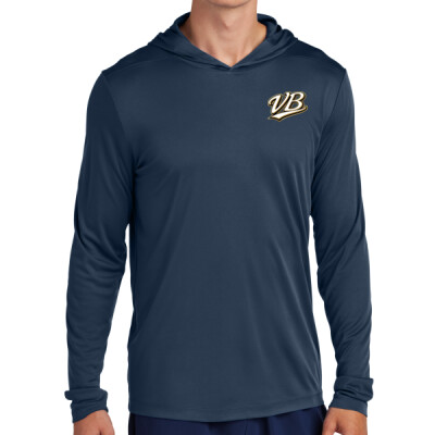 Unisex Drifit Long Sleeve Hooded Tee - VB Script Thumbnail