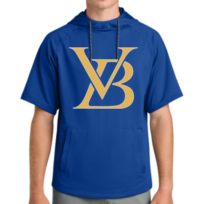 Unisex Richardson Performance Fleece Short Sleeve Hoodie - VB Classy Gold (FULL FRONT) Thumbnail