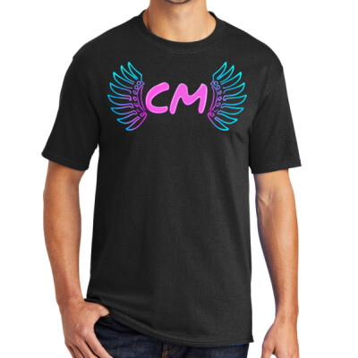 Unisex 50/50 Core Blend Tee - CM Neon Logo Thumbnail