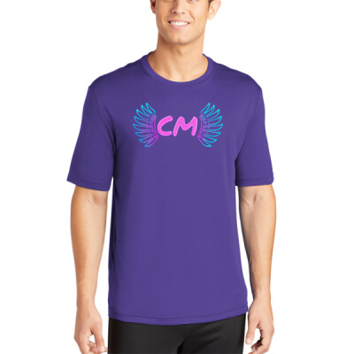 Unisex Drifit Performance Tee - CM Neon Logo Thumbnail