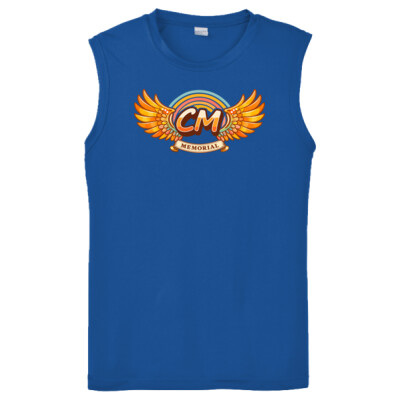 Unisex Drifit Performance Sleeveless Tee - CM Retro Logo Thumbnail