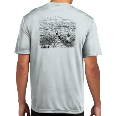 Unisex TALL Drifit Performance Tee - Cade with Nature Silhouette Thumbnail