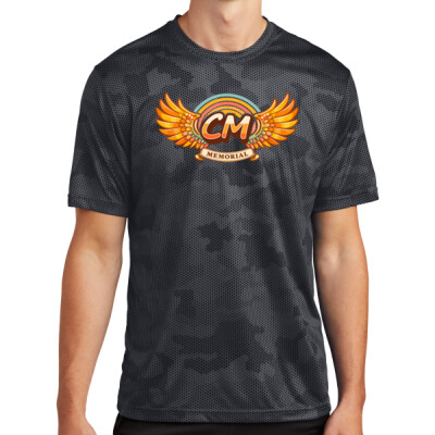 Unisex Camo Drifit Performance Tee - CM Retro Logo Thumbnail