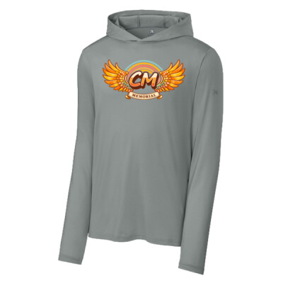 Unisex Richardson Drifit Long Sleeve Hoodie - CM Retro Logo Thumbnail