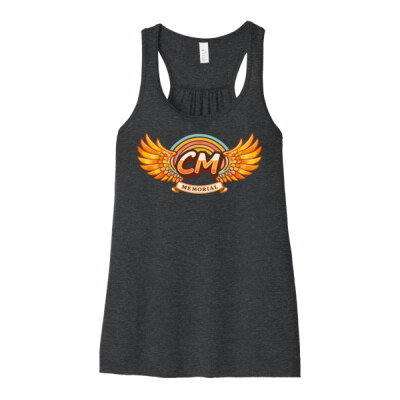 Ladies Flowy Racerback Tank - CM Retro Logo Thumbnail