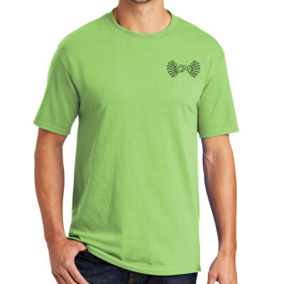 Unisex 50/50 Core Blend Tee - CM Outline Logo Black Thumbnail