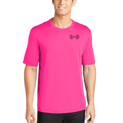 Unisex Drifit Performance Tee - CM Outline Logo Black Thumbnail