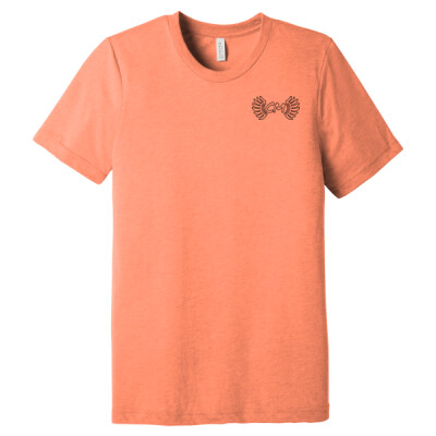 Unisex Triblend Tee - CM Outline Logo Black Thumbnail