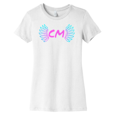 Ladies Slim Fit Tee - CM Neon Logo Thumbnail