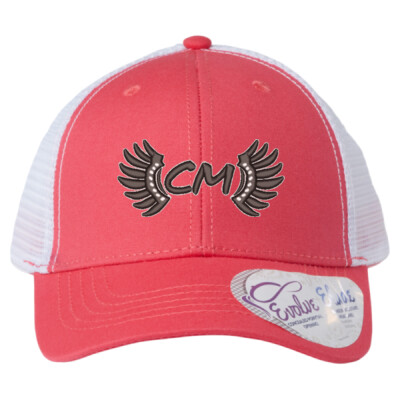 Ladies "Charlie" Modern Trucker Cap - Puff Embroidery Thumbnail