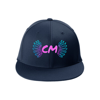 Sport-Tek Flexfit Flat Bill Cloth Cap - Neon Print Thumbnail