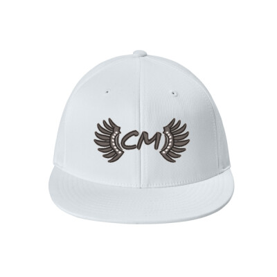 Sport-Tek Flexfit Flat Bill Cloth Cap - Puff Embroidery Thumbnail