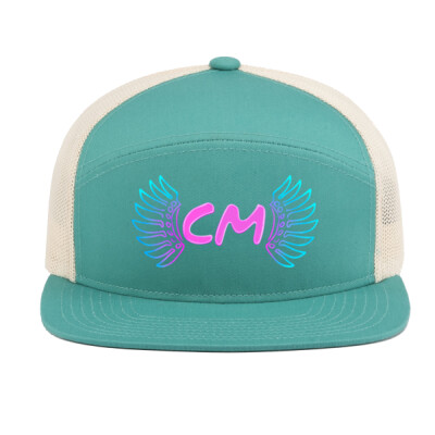 Pacific Headwear 6-Panel Trucker with Mesh Back - Neon Print Thumbnail