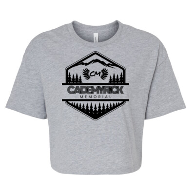 Ladies Jersey Crop Tee - Woodsy Badge Thumbnail