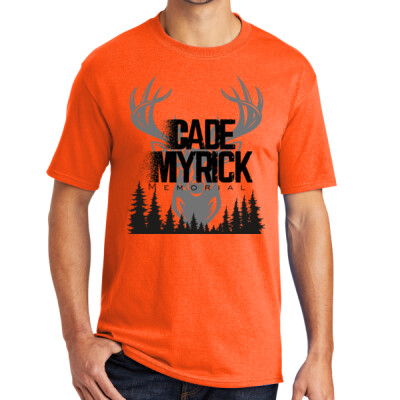 Unisex 50/50 Core Blend Tee - Deer Head Thumbnail