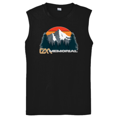 Unisex Drifit Performance Sleeveless Tee - Retro Mountain Thumbnail