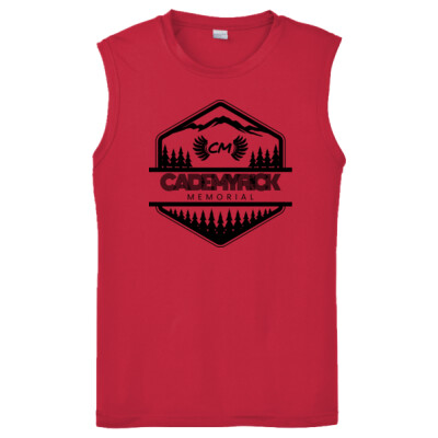 Unisex Drifit Performance Sleeveless Tee - Woodsy Badge Thumbnail