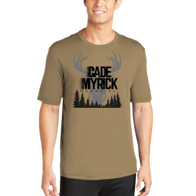 Unisex Drifit Performance Tee - Deer Head Thumbnail