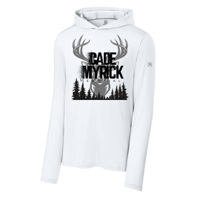 Unisex Richardson Drifit Long Sleeve Hoodie - Deer Head Thumbnail